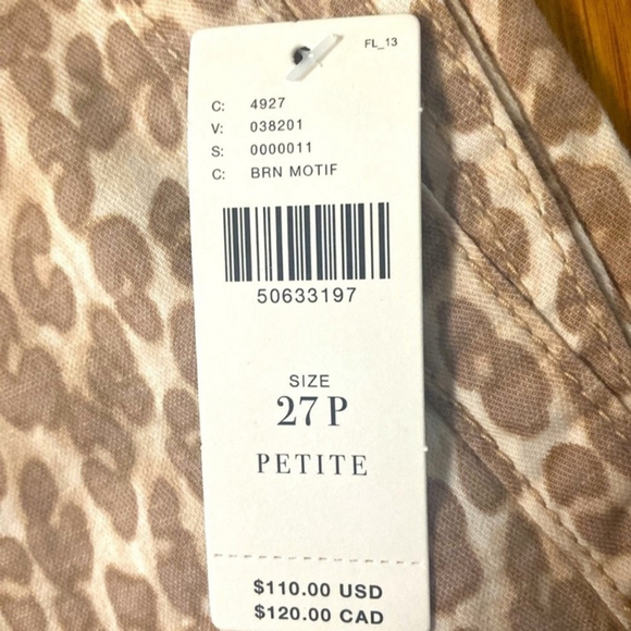 NWT Anthropologie the wanderer size 27 petite belted straight leg utility pants - Picture 8 of 11